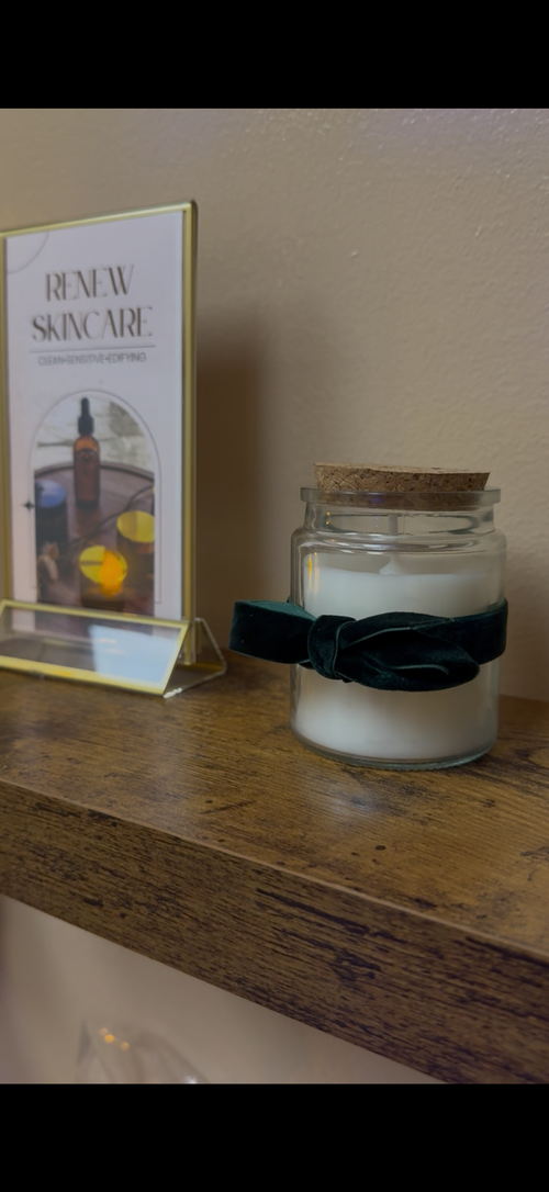 Frosted Window Pane Candle