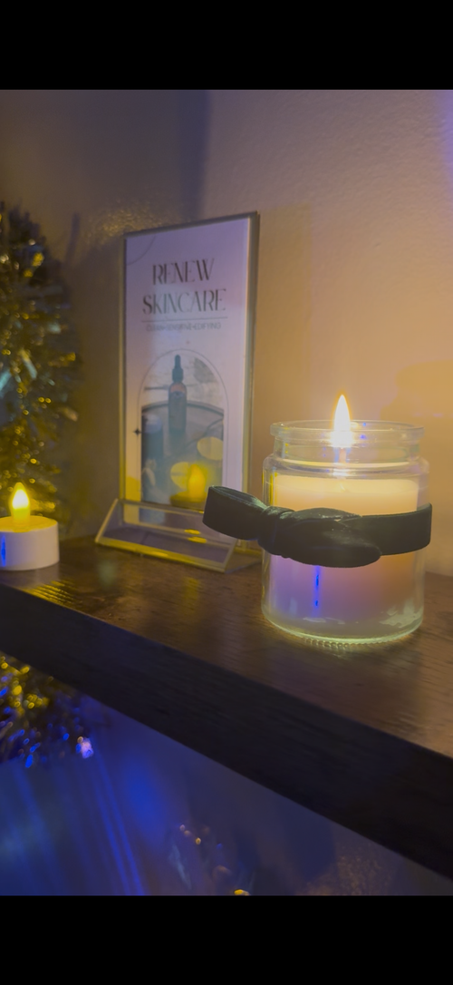 Frosted Window Pane Candle